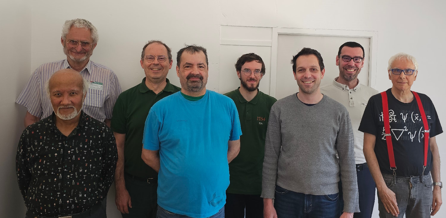 Les huit participants 