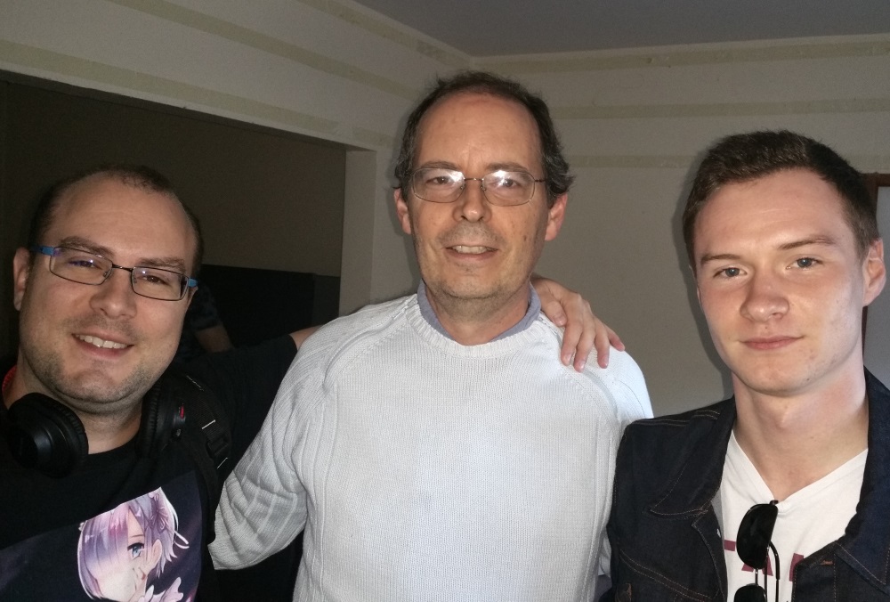 De gauche à droite : Arnaud Delaunay, Marc Tastet et Samuel Clinton.