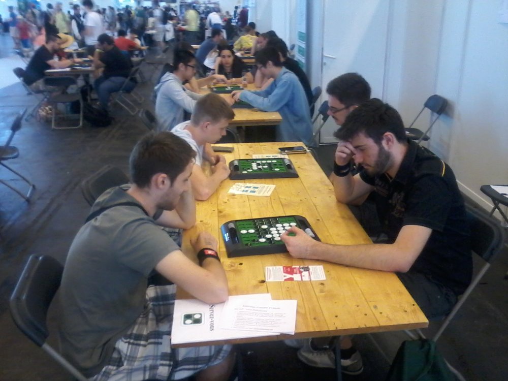 Le stand plein à craquer