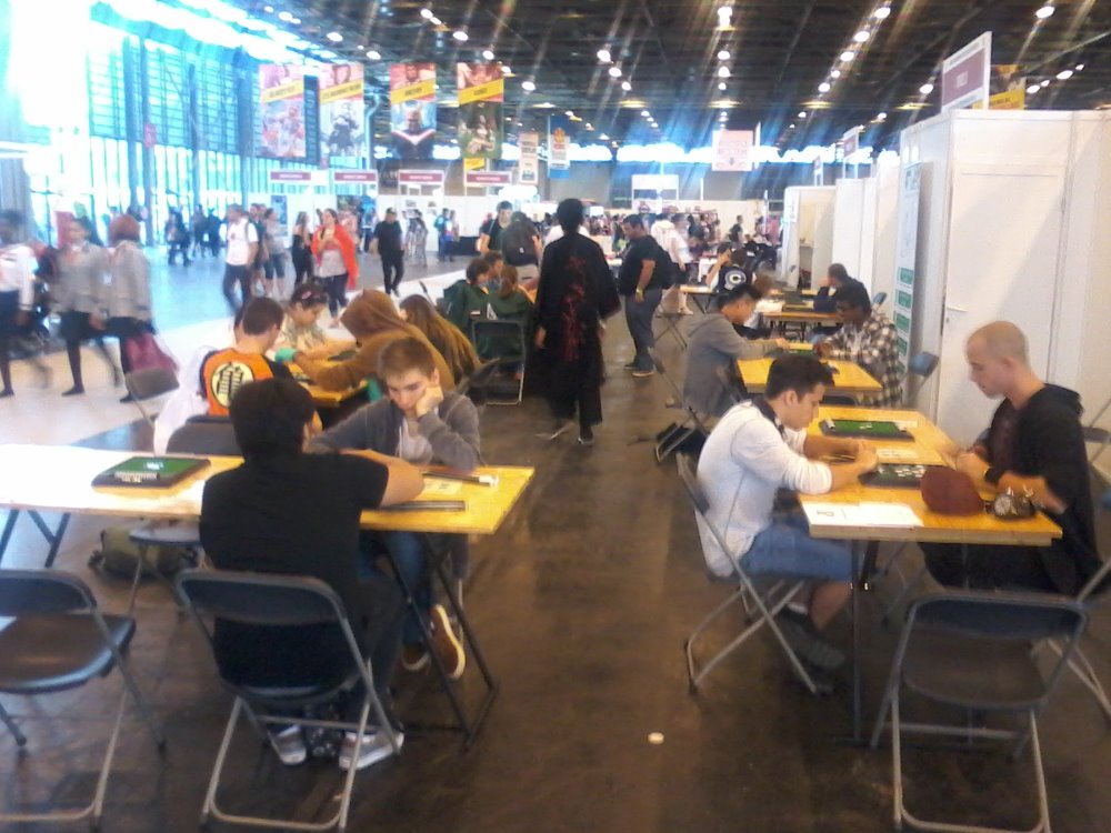 Le stand plein à craquer