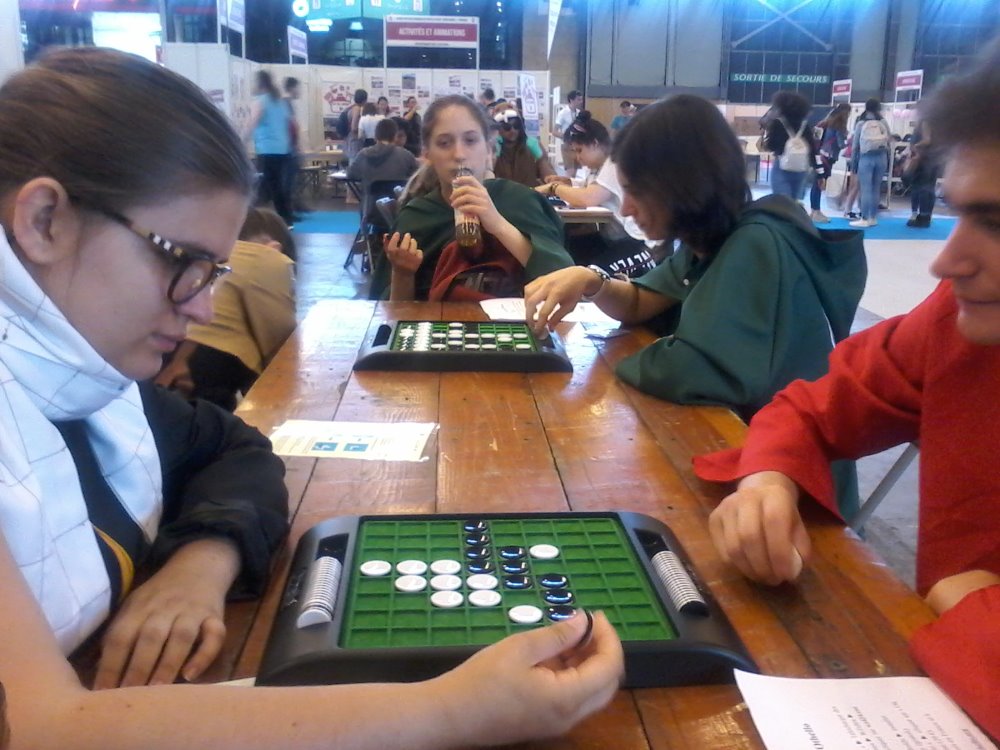 Le stand plein à craquer