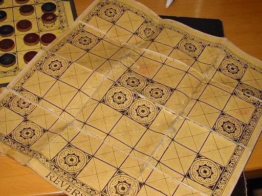 L'othellier en papier, pliable